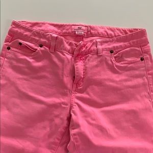 Neon pink Vineyard Vines Jeans